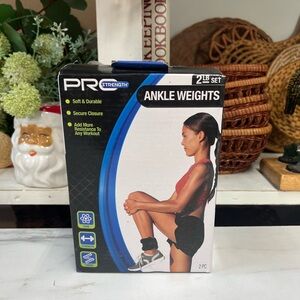 NWT Pro strength ankle weights 2 lb fitness